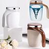 Taza de Agitación Automática de 12 Onzas con Cable de Carga USB Taza de Café Magnética Fácil de Limpiar para Oficina/Cocina/Viajes/Hogar