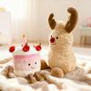 Lustige Halloween-Plüschtiere Niedlicher Cartoon-Spinnenbär Kürbispuppe Weicher gefüllter Erdbeerkuchen für Kinder Festival Dekor Partygeschenk