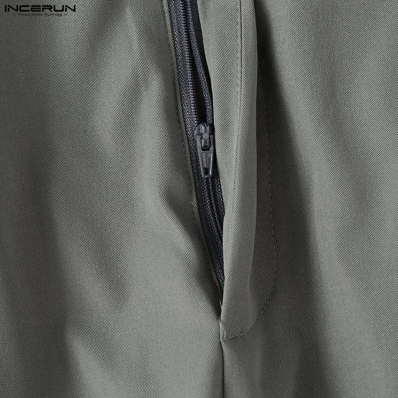 INCERUN 2 STÜCKE Herren Ärmellose Einseitige Tanktops und Lange Hosen Outfit Sets