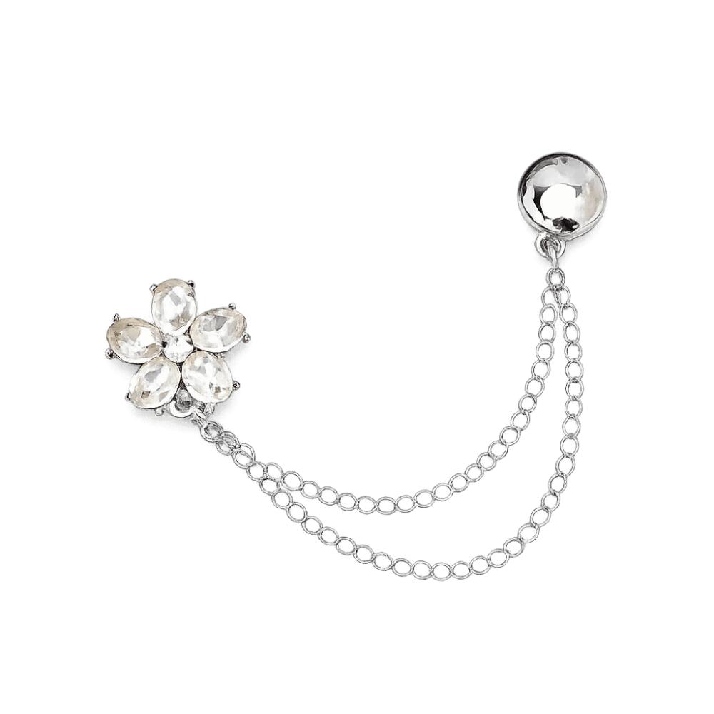 Adjustable Chain Metal Buttons Clip Seam Free Cuff Fixing Magnet Pin Clothing Magnetic Clasp  Pants