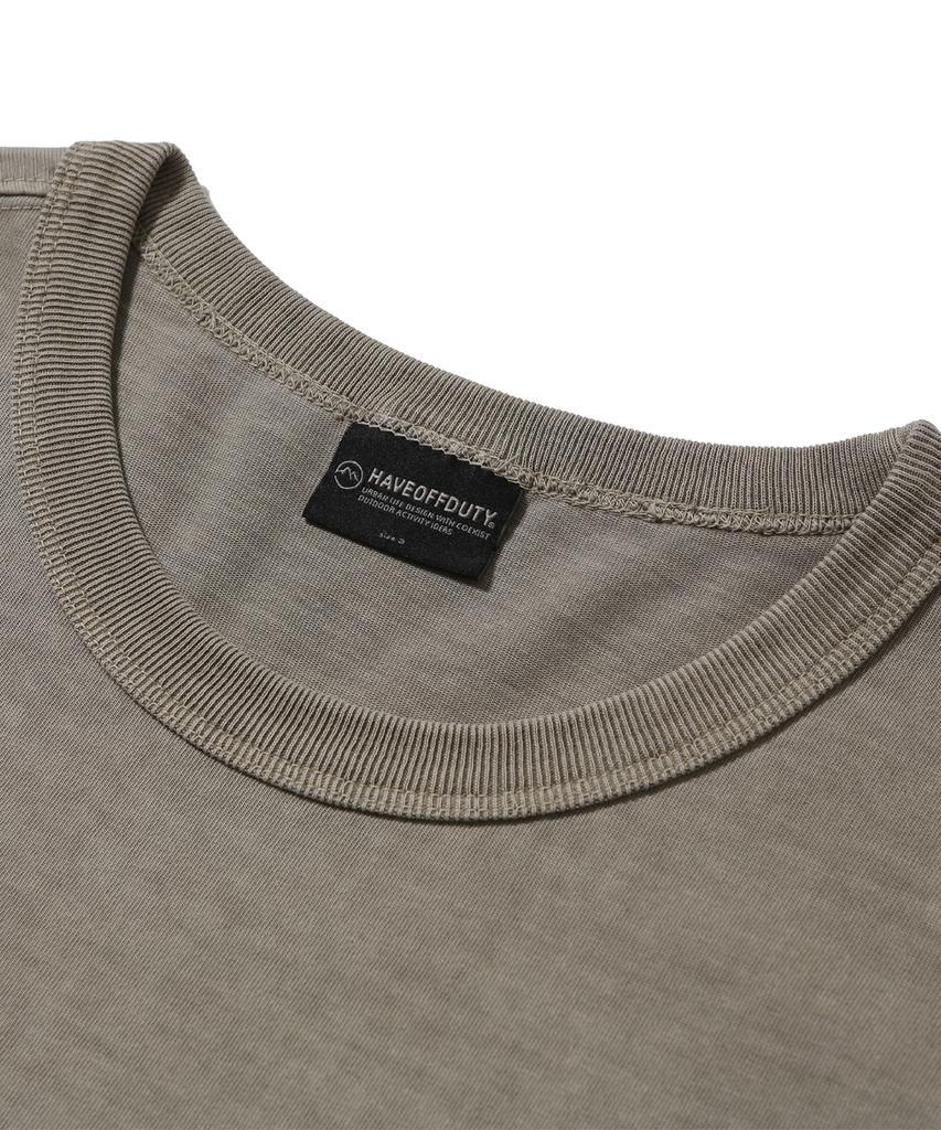 Haebeuopeudyuti Dyed Pocket Long Sleeve T-Shirt (Desert)