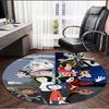 Coraline Print Round Rug, Washable Floor Carpet, For Entryway Dorm Laundry Room Office Study, Home Decor Birthday Christmas Gift