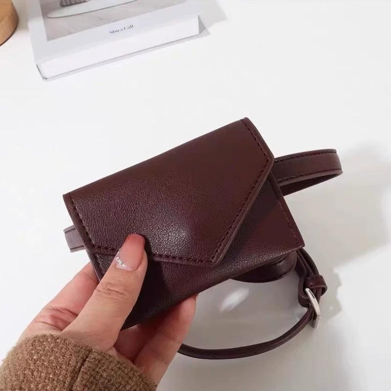 Leather Waist Belt Bag For Women Crossbody Waist Purse Fanny Pack Evening Clutch Mini Handbag Detachable Leather Waist Packs