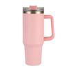 40oz Stainless Steel Beer Mug with Handle and Straw
