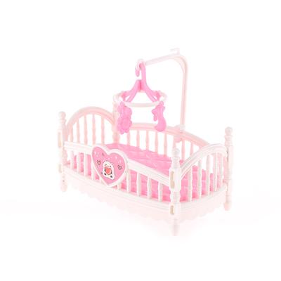 1:12 Domeček pro panenky Miniaturní dětský pokoj Kolébka Postel Kolébka Postel Model nábytku Dekor
