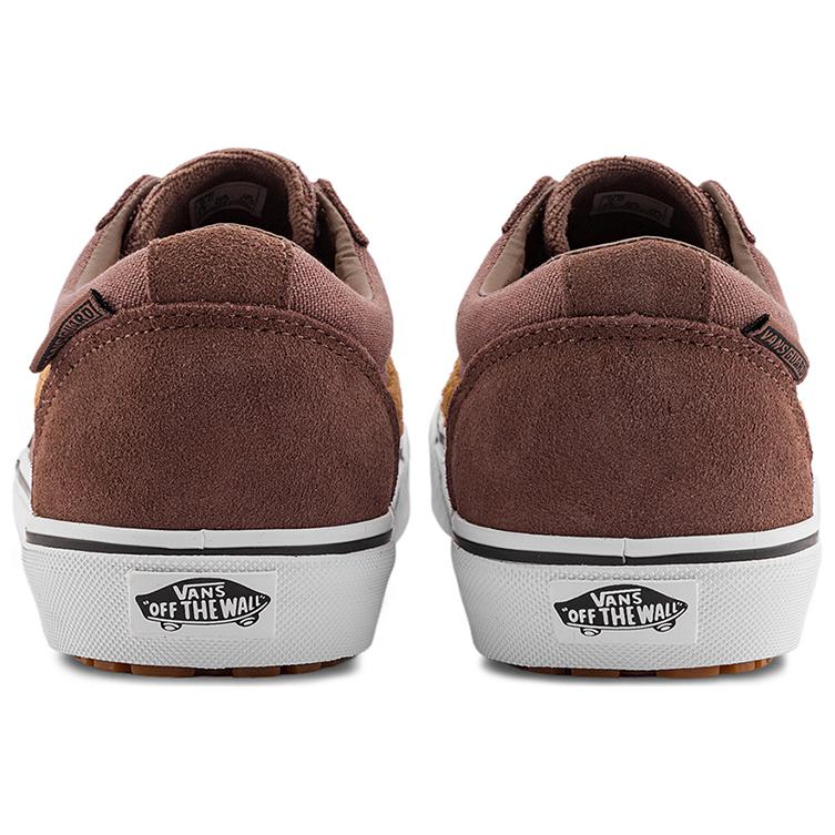 Vans Ward  Guard Comfortable Versatile Low-Top Skate Shoes Men Sneaker Brown White VN000CZFCHG