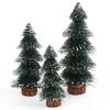 Small Christmas Silk Cedar Green Artificial Xmas Pine Tree  Party Favors