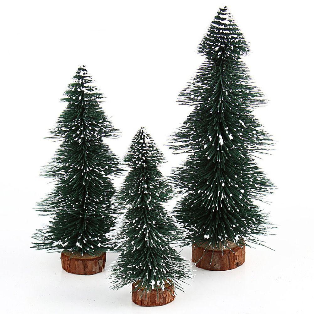 Small Christmas Silk Cedar Green Artificial Xmas Pine Tree  Party Favors