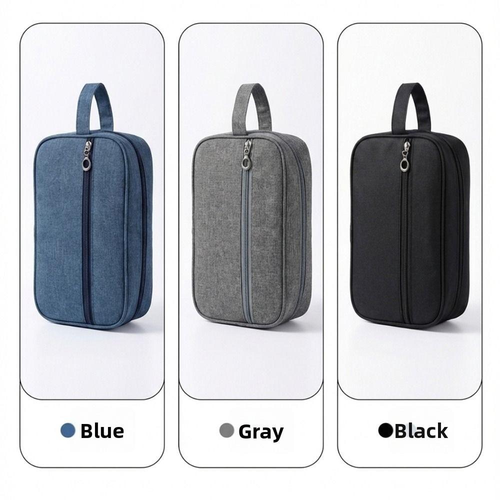 Large Capacity Portable Makeup Handbag Waterproof Toiletry Storage Pouch Bathroom Storage
