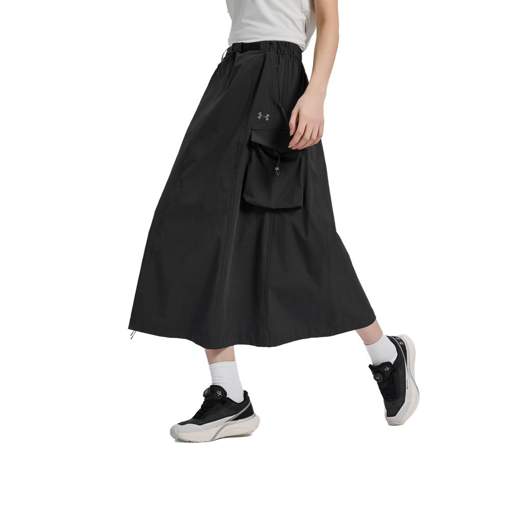 Under Armour SS26 Water-Resistant Breathable Durable Solid Color Casual Long Skirt Women skirts 16123221-0033