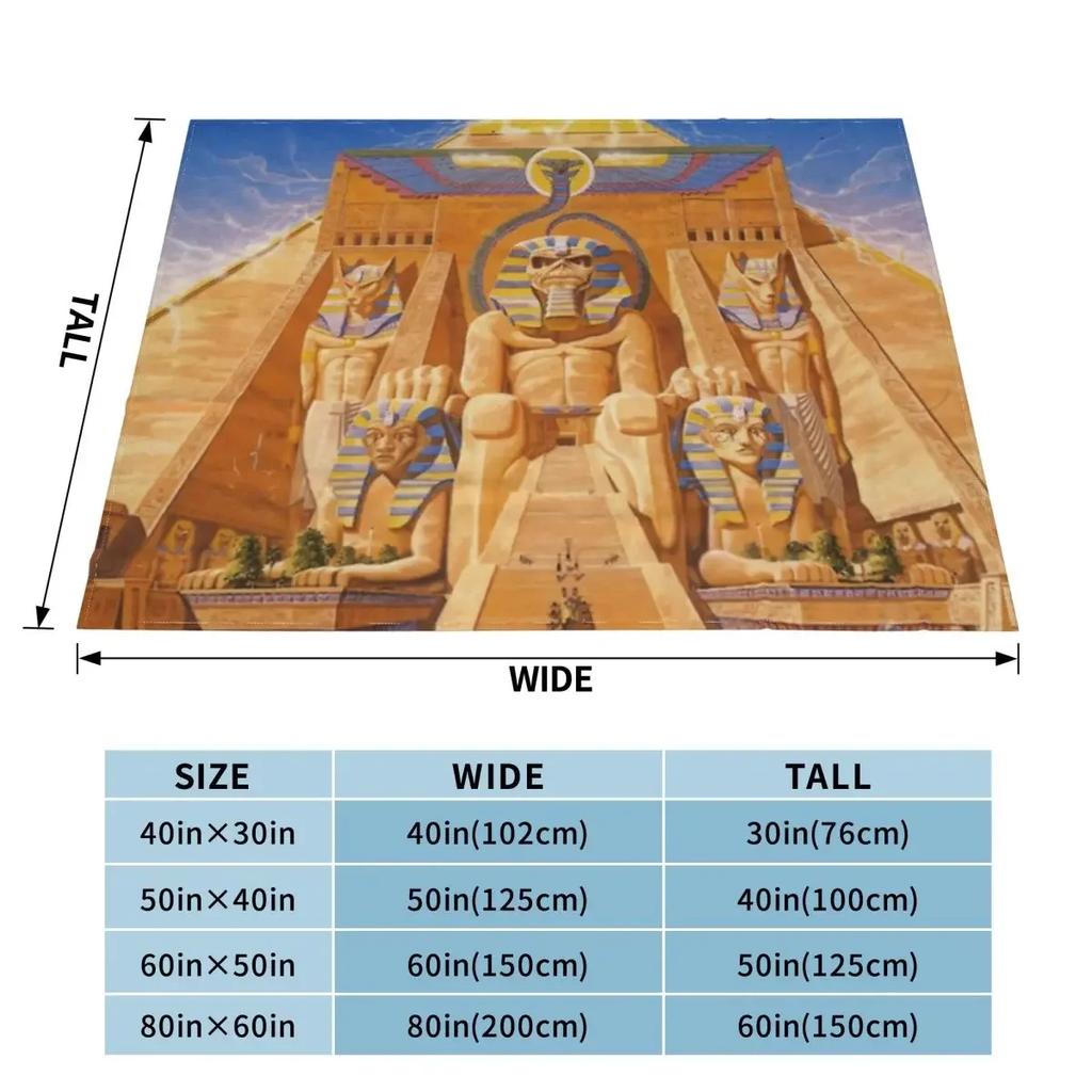 Irons Maidens IRONMAIDEN BAND Decke Fleece Sommer Klimaanlage Multifunktion Super Weiche Kuscheldecke Sofa Bettbezüge