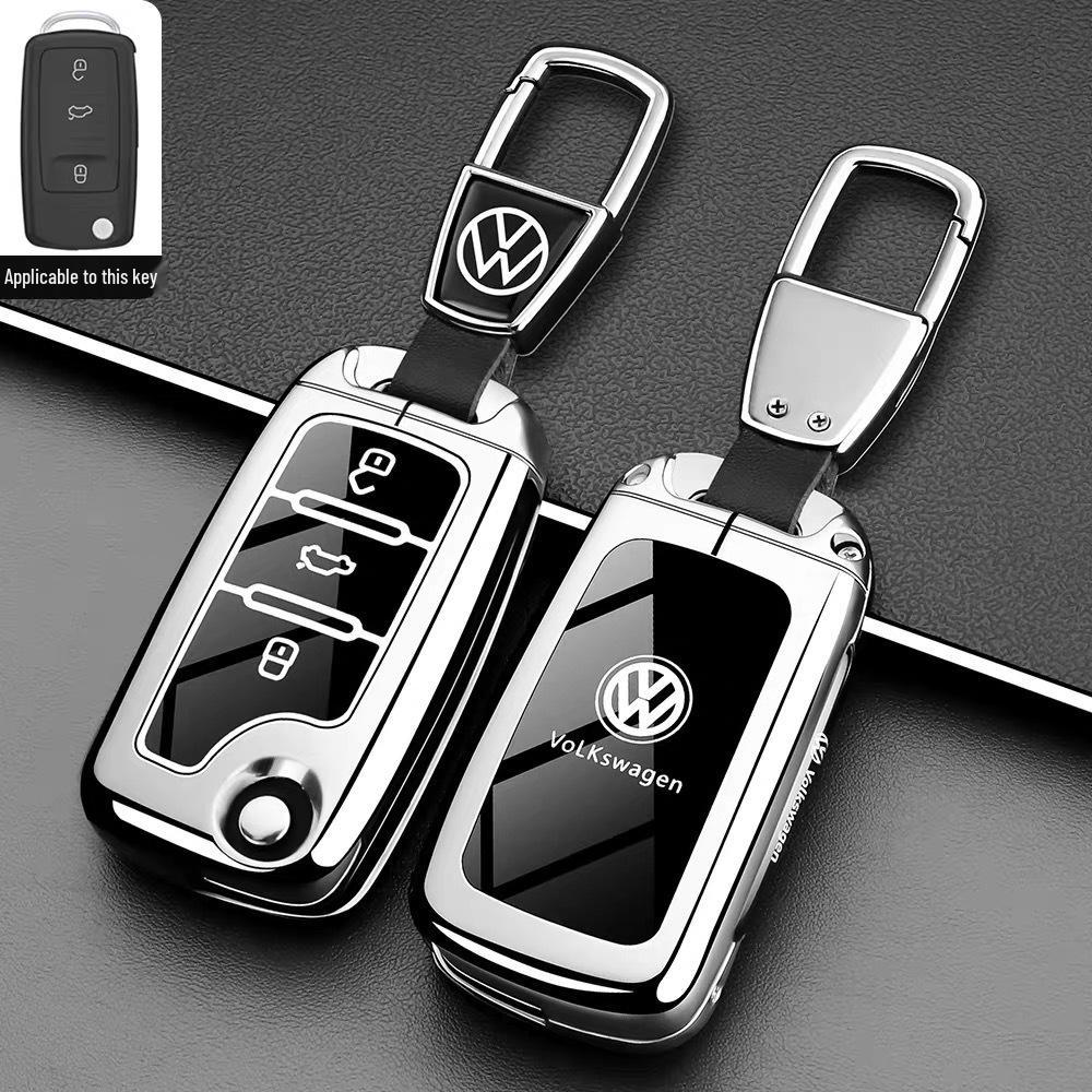 Volkswagen Lavida, Polo, Lamando, Passat, Touareg, Tiguan, Teramont, Touran Schlüsselhülle und Autoschnalle.