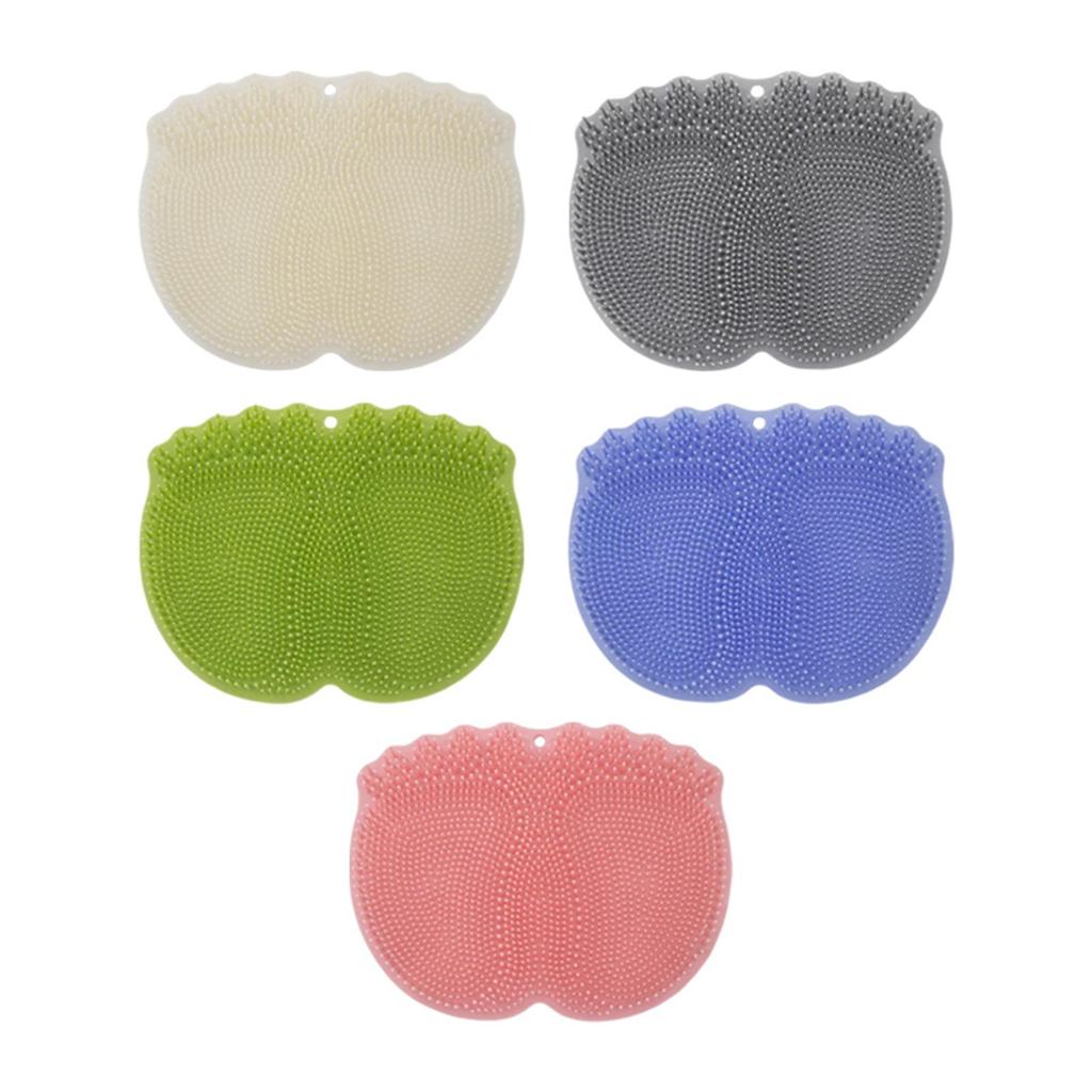 Foot Scrubber Cleaner Suction Cups Exfoliate Cleans Soothes Tired TPE Washer for Bathroom