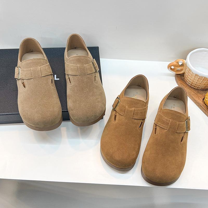 British Retro Spring New Lazy Shoes with Soft Soles Comfortable and Versatile Doudou Shoes Single Shoes Women