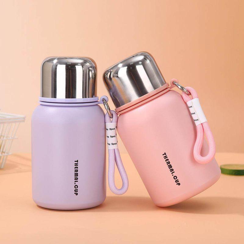 Japan Large Capacity Vacuum Cup for Women Good-looking New Portable Stainless Steel Water Cup for Male Students