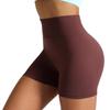 Women's High Waist Seamless Knitted Yoga Shorts - Peach Butt Three-Point Fitness & Running Shorts