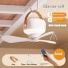 7200mAh Portable Ceiling Fan for Camping Home Tent Ventilator Cooler Rechargeable Electric Fan with Remote ControlLED Lighting