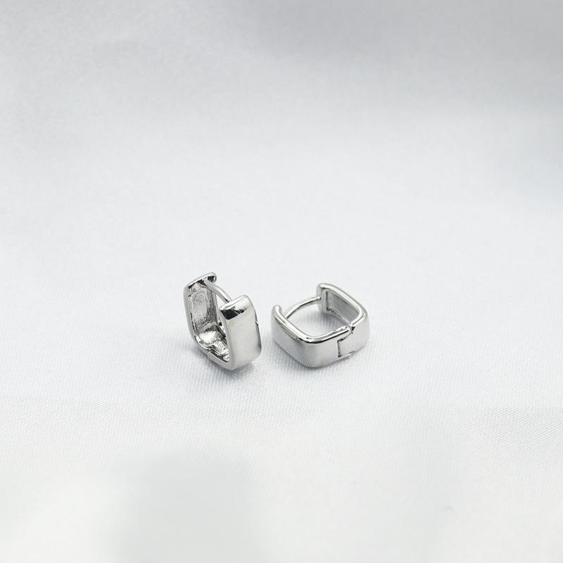 Fashion Korean Metal Elegant Hoop Earring Woman 2022 New Vintage Geometric Statement Earrings Jewelry Brincos Gift