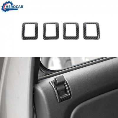 4pcs Door Lock Pin Decor Bezel Ring Trim Covers For Chevy Suburban Tahoe 2007-13