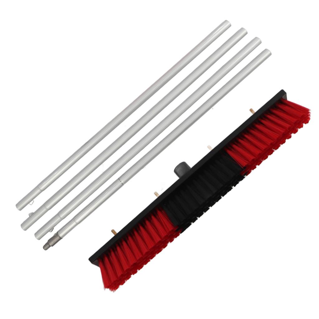 Water Fed Brush Spray Washer Titanium Alloy Easy To Use Water Fed Pole Kit for Cleaning Window