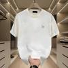 Men's High-End 2025 Summer Trendy Loose Round Neck Cotton T-Shirt