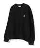 BEENTRILL Essential Hashtag Logo Fleece-Lined Sweatshirt (Black)