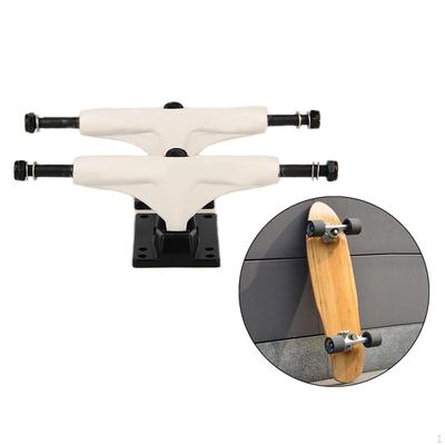 1 Paar 5'' Aluminium Alloy Longboard Skateboard Trucks Impact Resistance High Strength