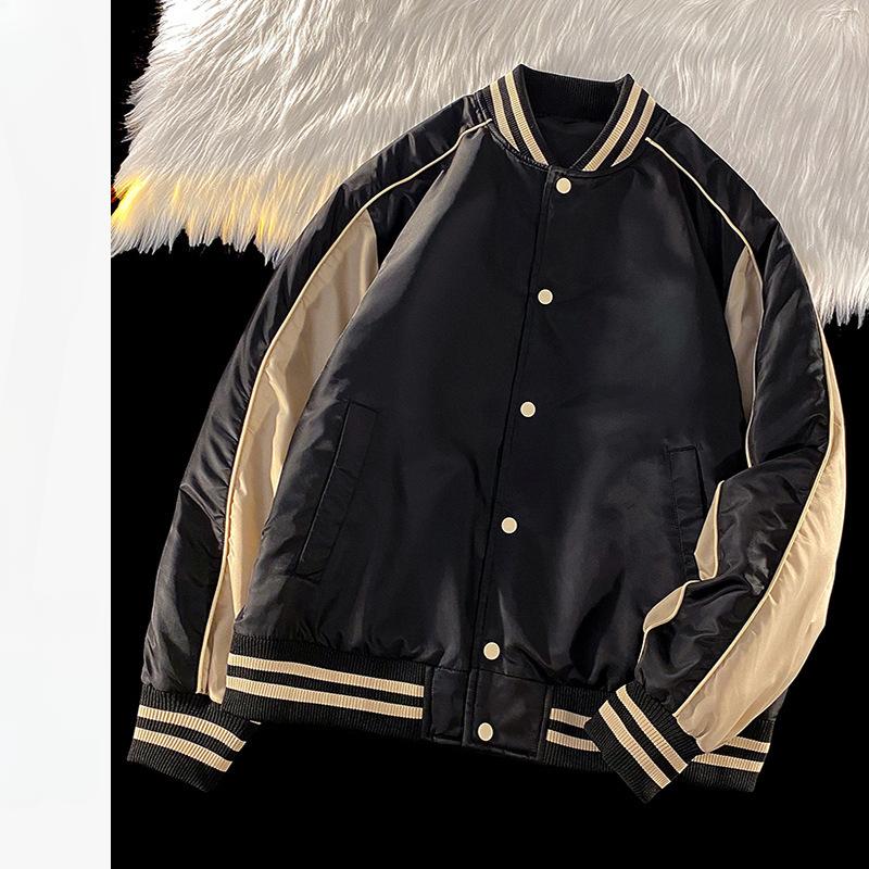 Baseball Uniforms for Men, New Autumn and Winter Jackets, Men's Street Loose Cotton Coats for Men