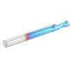 2Flute Milling Cutter Blue Coated LeftHanded Tungsten Steel Hardware 3.175x3.175x8x40