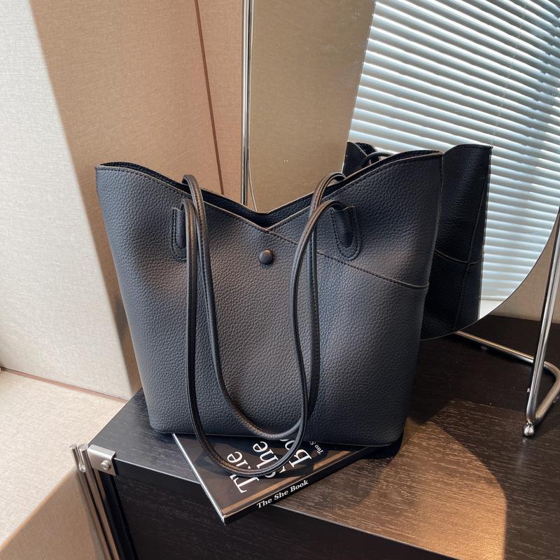 Large-capacity Bag Women's 2025 New High-end Niche Shoulder Bag Versatile Tote Bag Tote Bag