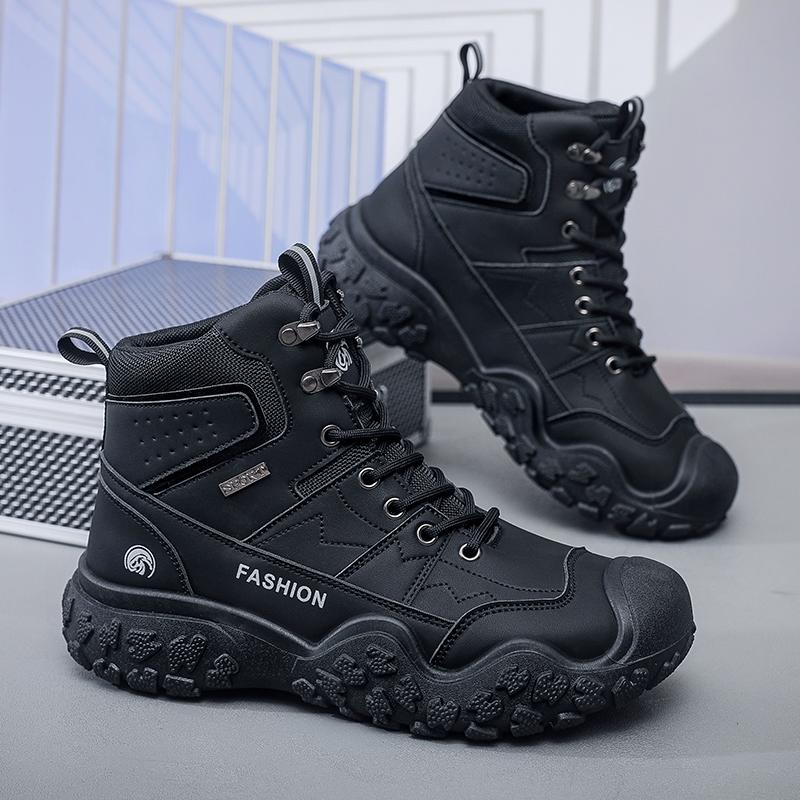 Winter Men's Hiking Shoes Lightweight Anti Slip Mens Boots Outdoor Sneakers Comfortable Climbing Hunting Trekking Camping Shoes
