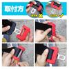 Seat Belt Buckle Cover Universal Silicone Anti-Scratch Seat Belt Cover Tongue Plate Silicone Cover Car Accessories Red