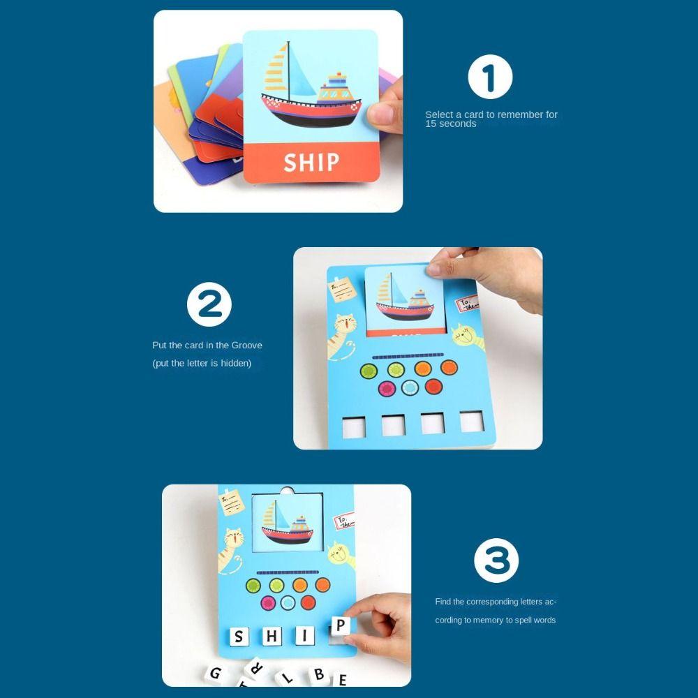 Education Cognition Puzzle Educational Toy Alphabet Classification Letter Recognition Toy  Kids