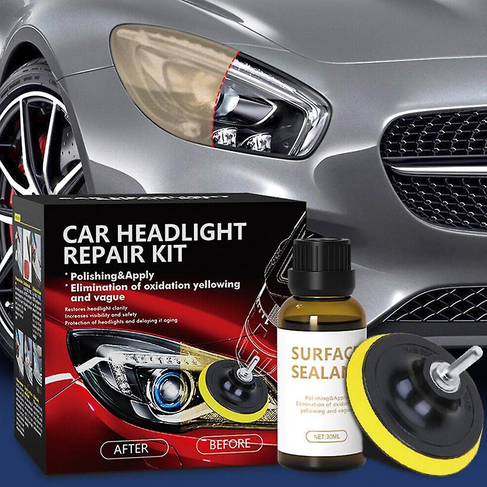 Car Headlight Restoration Polishing Kits Auto Headlamp Lens Polisher Repair Too