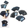 Premium Quality Black Plastic Poker Playing Cards Waterproof Magic Game Set