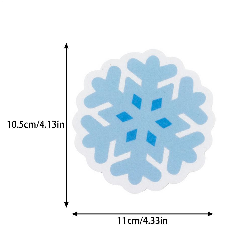 Household Cleaning Sponges Kitchen Cleaning Sponge Christmas Snow Dishwashing Cleaner Dish Cleaning Sponges for Pan Pot Bakeware