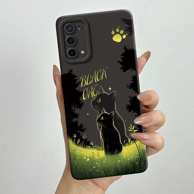 For OPPO A74 5G A54 5G Case A93 5G Capa Silicone Soft Phone Funda CPH2197 CPH2195 CPH2263 Painted Printed Protective Back Cover