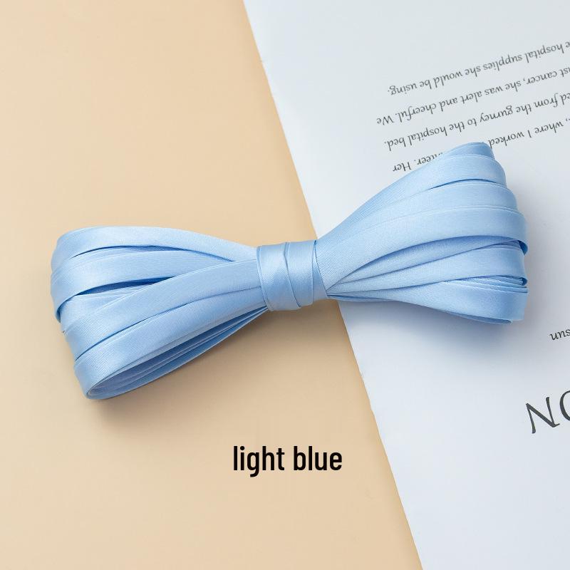 Hengmeihe Cheongsam 1cm Piping Trim: Four-Fold Non-Iron Imitation Silk Hemming Ribbon