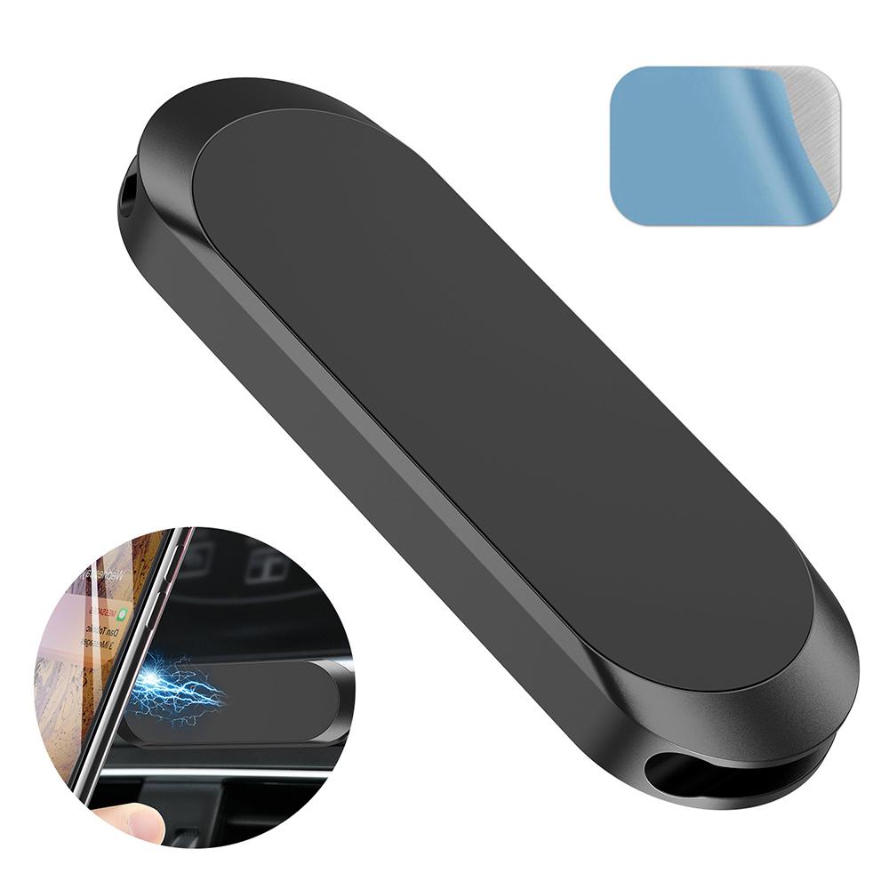 Magnetic Mini Car Phone Holder Strip Shape Zinc Alloy Dashboard  Air Vent Mount Obile Phone GPS Stand Bracket Car Accessories