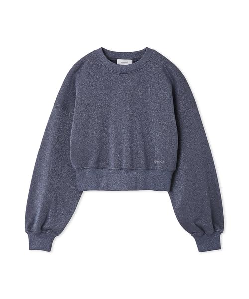 

Emi Fleece Short Top 13WCT254065BLUF Lamé синий