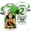 2026 Summer Japan One Piece Luffy Football Jersey Men T-shirt Football Special Jersey Adult Family Matching Quick-Drying T-shirt