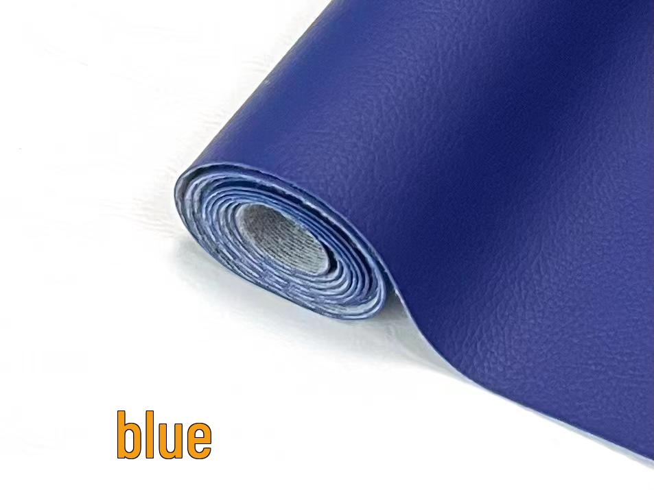 

Утолщенная самоклеящаяся заплатка из ПУ кожи с тиснением «личи» для диванов, кроватей и автомобильных салонов 60cm x 137cm королевский синий