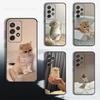 Cute Animals Clingy Cats Phone For Samsung S22,Ultra,S25,S24,S23,FE,Plus,S21,S20,Lite,S10,S9,Soft Silicone Black
