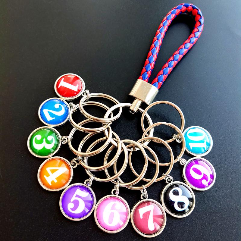 Leather Rope Digital Keychain: Versatile Keyring for Men, Women, Cars, and Hotel Rooms