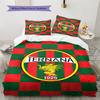 Ternana Calcio Pattern Bedding Set Quilt Cover Pillowcase Home Decor Gift (1 * Duvet Cover + 2 * Pillowcase, Without Core)