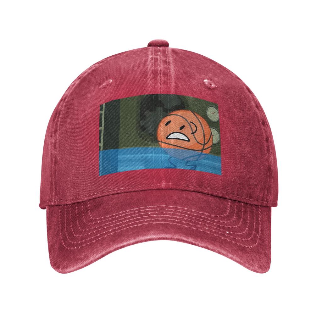 Battle for Dream Island BFDI Basketball Baseballkappen Gewaschene Jeanshüte Outdoor Verstellbare Kappe Sport Baseball Cowboyhut