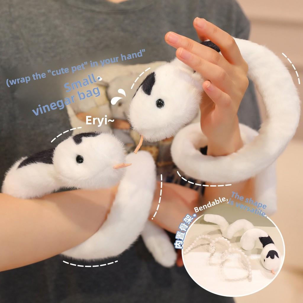 Snaked Shape Plush Toy With Pp Cotton Filling For Collectors And Play Kids