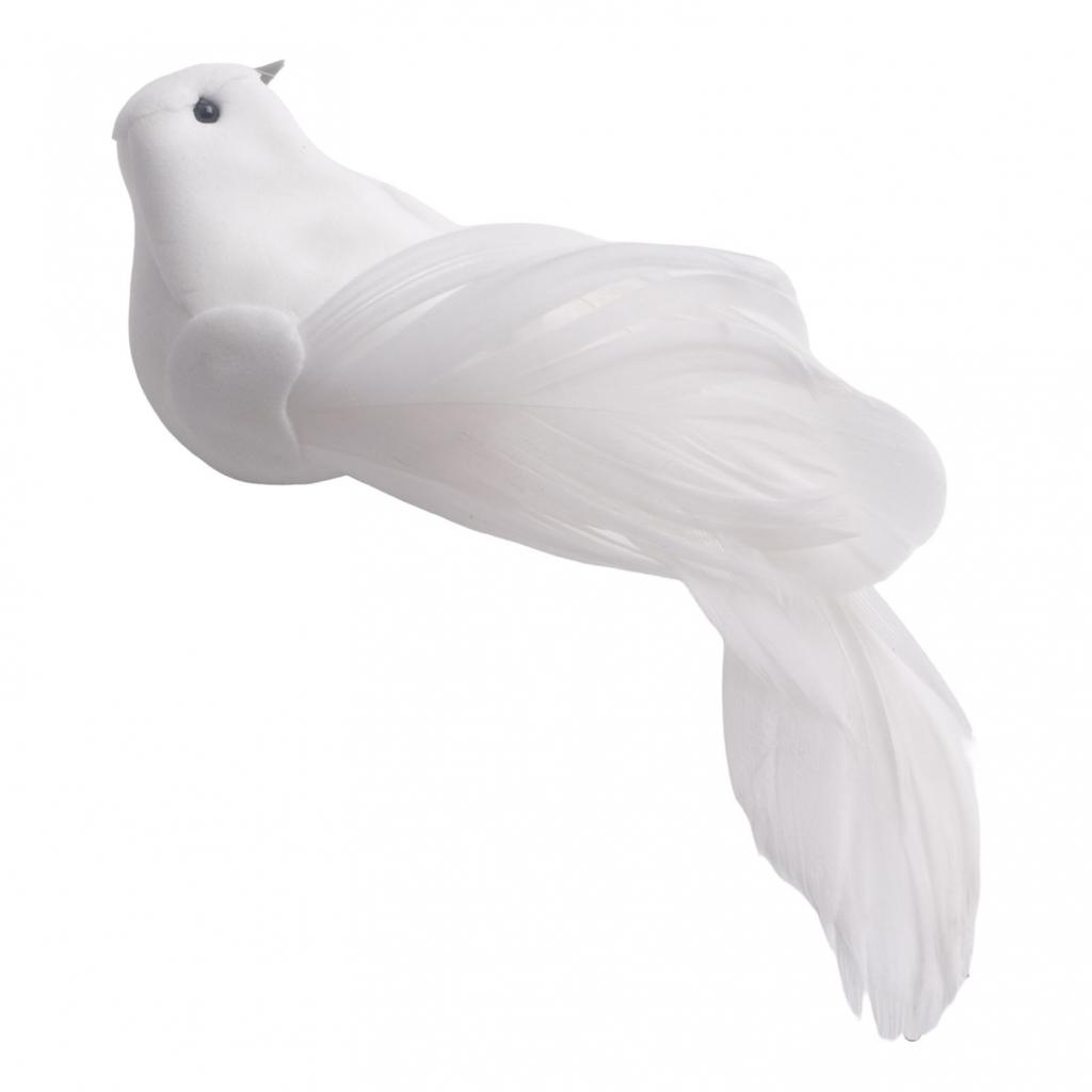 Bird Artificial Doves Indoors Outdoors Lover Ornament
