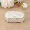 European Jewelry Storage Box Zinc Zinc Zinc Alloy Trinket Case Luxury Cotton Swab Box  Toothpick