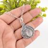 Selenite Jewelry, Handmade Gemstone Pendant, 925 Solid Sterling Silver Pendant Antique Jewelry, For Engagement Gift